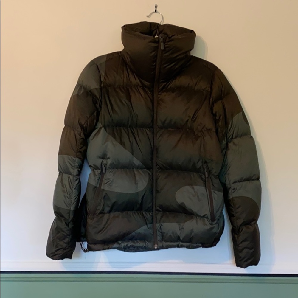 Lulu lemon cloud puffer jacket army green size 6